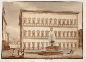 El Palazzo Farnese, 1833